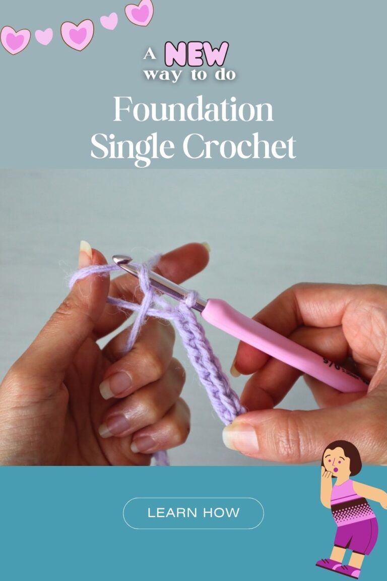 A NEW Way To Start A Crochet Project - The Quick, Stretchy And Easy Foundation Single Crochet