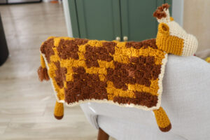 Jerry The Giraffe Lovey - Crochet Baby Blanket Pattern - Image 9