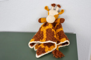 Jerry The Giraffe Lovey - Crochet Baby Blanket Pattern - Image 7