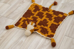 Jerry The Giraffe Lovey - Crochet Baby Blanket Pattern - Image 8