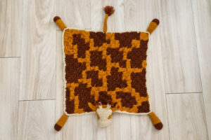 Jerry The Giraffe Lovey - Crochet Baby Blanket Pattern - Image 3