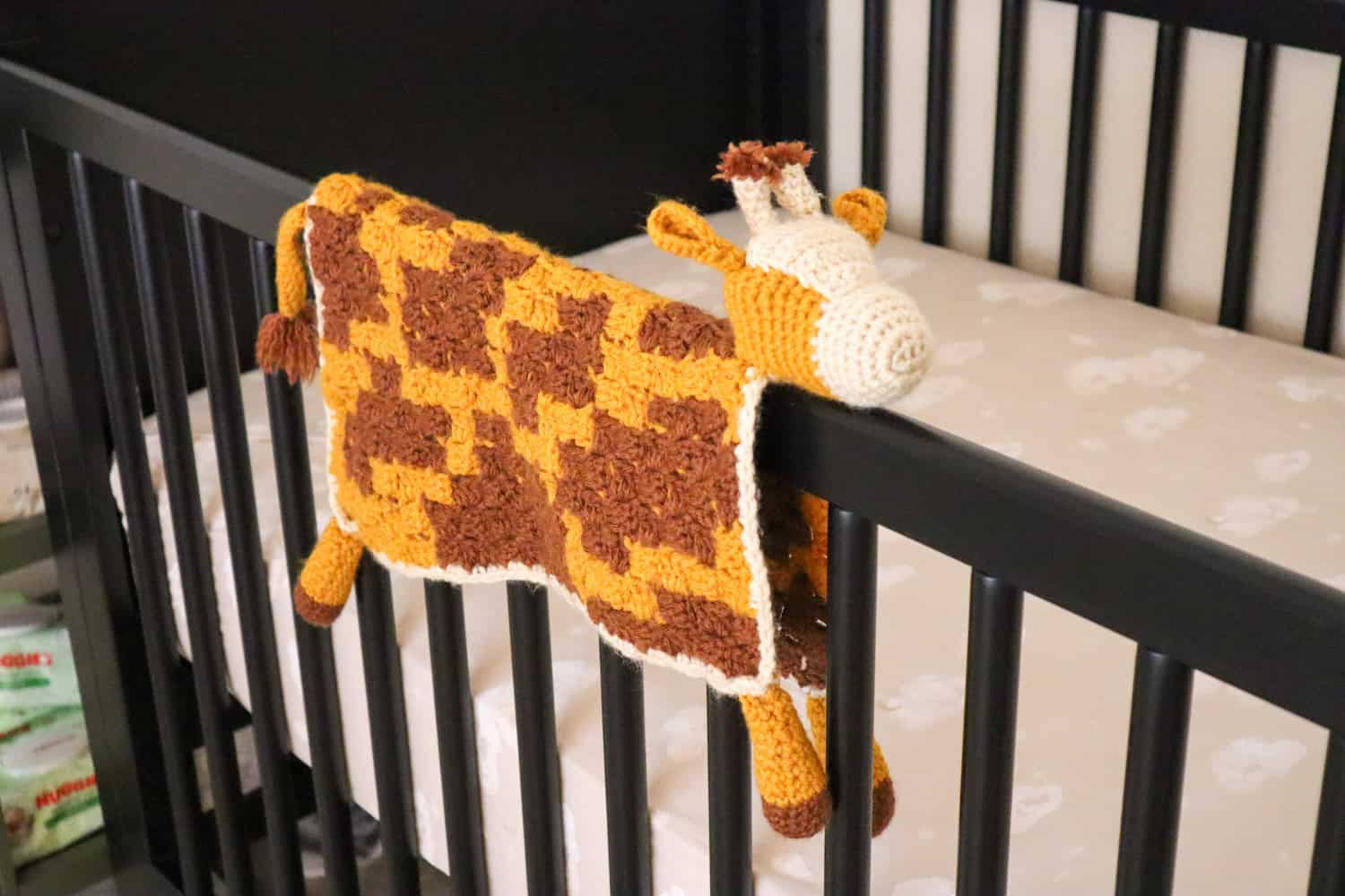 Jerry The Giraffe Lovey - Crochet Baby Blanket Pattern - Image 12