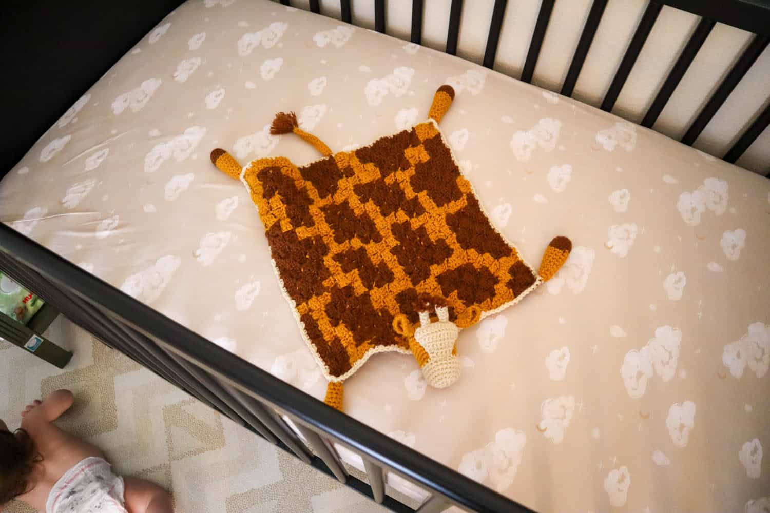 Jerry The Giraffe Lovey - Crochet Baby Blanket Pattern - Image 11