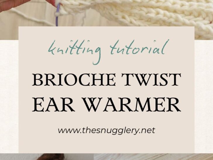 brioche twist knitting pattern tutorial