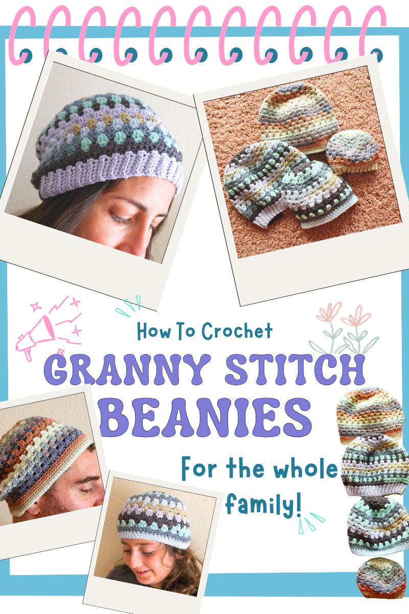 Free Granny Stitch Beanie Pattern: Easy Crochet Hat for All Sizes