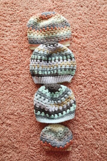 Free Granny Stitch Beanie Pattern: Easy Crochet Hat for All Sizes - The ...